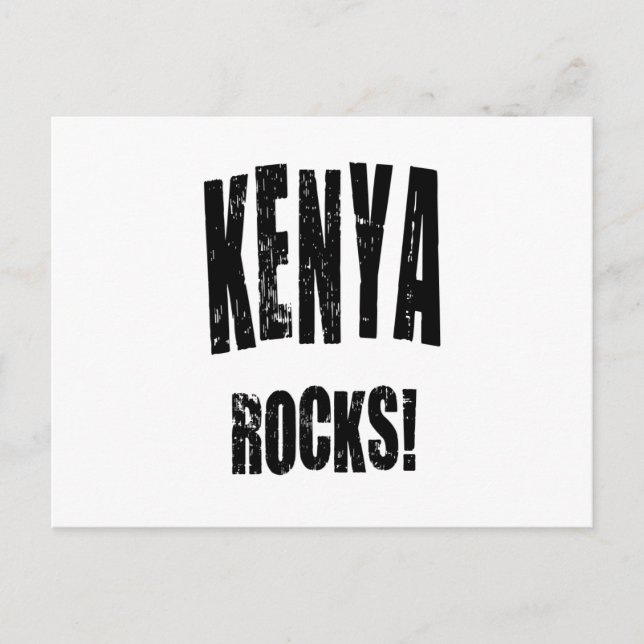 Kenya Sten! Vykort (Framsida)