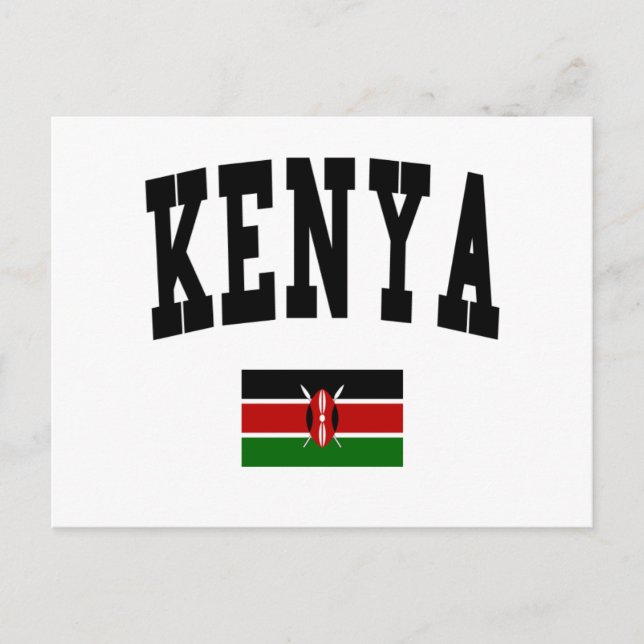 Kenya Stil Vykort (Framsida)
