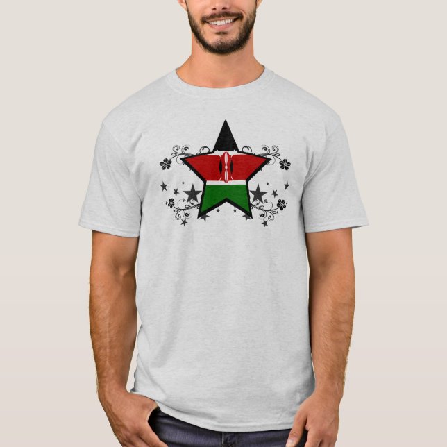 Kenya stjärna tee shirt (Framsida)