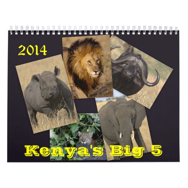 Kenya stora kalender 5 (Omslag)