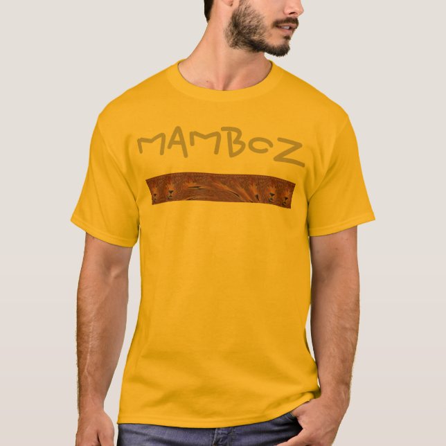 Kenya Swahili Mamboz Text art Tee (Framsida)