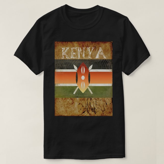 Kenya T-Shirt Souvenir (Design framsida)