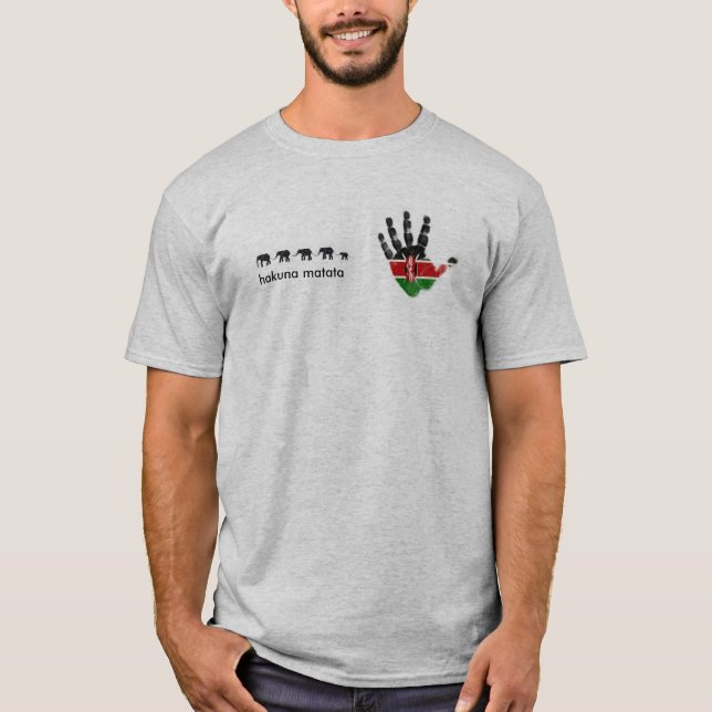 Kenya t skjorta t-shirt (Framsida)