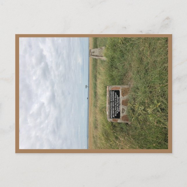 Kenya Tanzania African Gräns Vykort (Framsida)