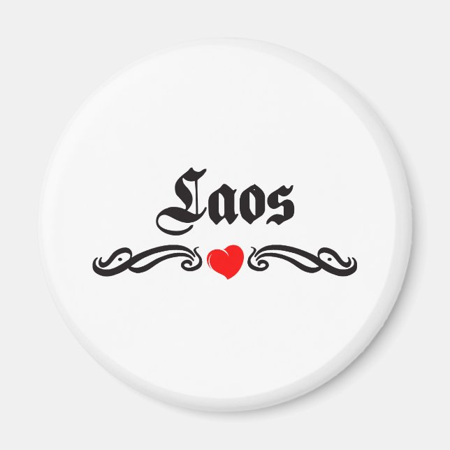 Kenya Tattoo Stil Magnet (Framsidan)