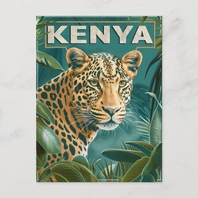 Kenya Travel Vykort (Framsida)