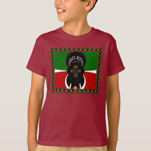 Kenya vackra hjärtan t shirt (Framsida)