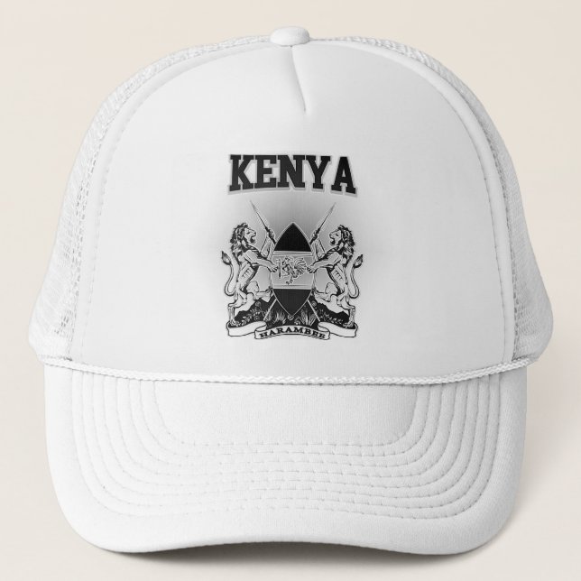 Kenya vapensköld truckerkeps (Framsida)