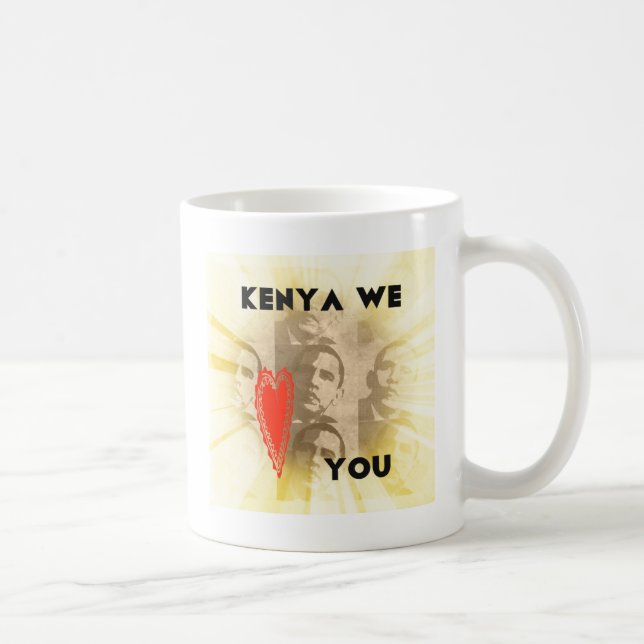 Kenya Vi Kärlek dig ett fantastiskt perspektiv på  Kaffemugg (Höger)