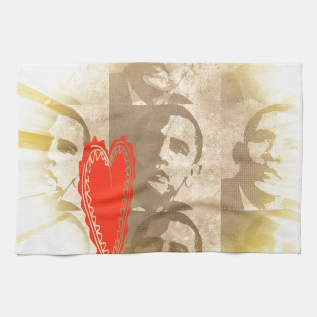 Kenya Vi Kärlek dig ett fantastiskt perspektiv på  Kökshandduk (Horisontell)