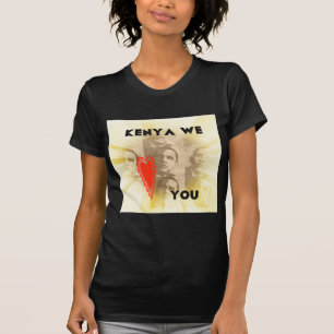 Kenya Vi Kärlek dig ett fantastiskt perspektiv på T-shirt