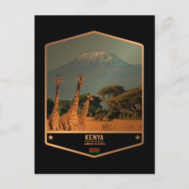 Kenya Vykort (Framsida)