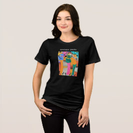 Kenya Watercolor African Art Vibrant Joy Dance T Shirt