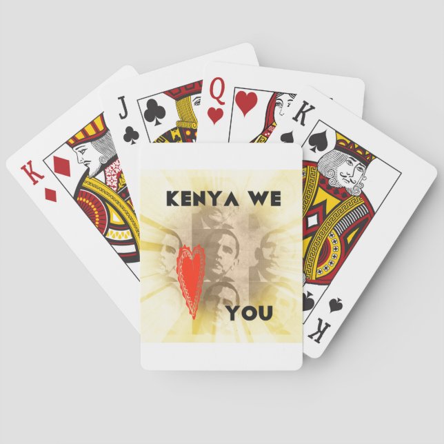 Kenya We Kärlek You Kortlek (Baksidan)