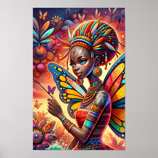 Kenyan Fairy Poster (Framsidan)