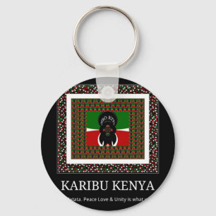 Kenyan Firande: Välkomsthälsning till Kenyan Nyckelring