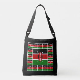 Kenyan Flagga Bag, Kenya Mode/Krosssäck Axelväska