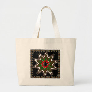 Kenyan Flagga Färg Art Print/Graphic Jumbo Tygkasse