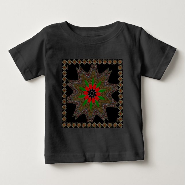 Kenyan Flagga Färg Art Print/Graphic Tee (Framsida)