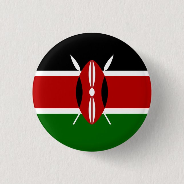 Kenyan Flagga, Flagga Kenya Knapp (Framsida)