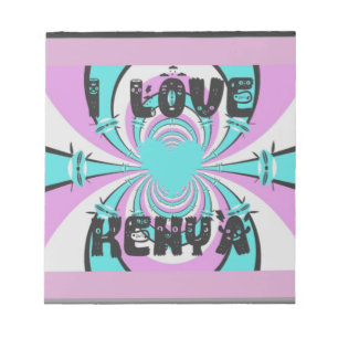 Kenyan Heart Art: I Kärlek Kenya Anteckningsblock