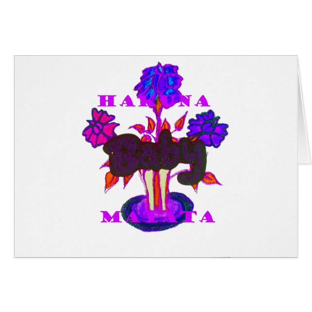 Kenyan Heart Art: I Kärlek Kenya Hälsningskort (Framsidan Horizontal)