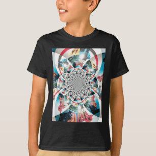 Kenyan Tapestry Kaleidoscope Art Skriv ut Tröja