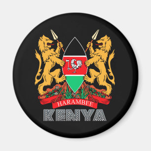 Kenyansk Emblem Magnet