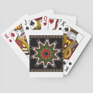 Kenyansk flagga Färger Konsttryck/Grafik Casinokort