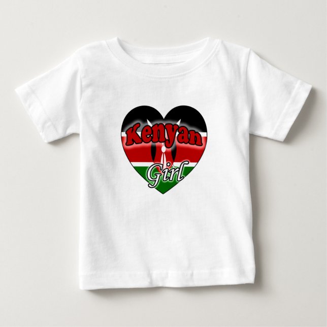 Kenyansk flicka t shirt (Framsida)