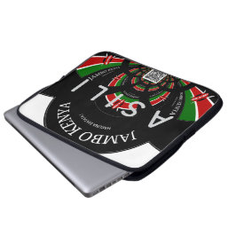 Kenyansk kulturarv: Asili (Ursprung) Anpassningsba Laptop Fodral