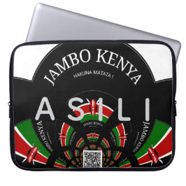 Kenyansk kulturarv: Asili (Ursprung) Anpassningsba Laptop Fodral