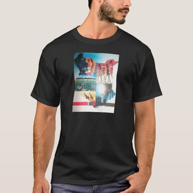 Kenyansk teaterindustri: Wildlife, Culture & Coast T Shirt (Framsida)