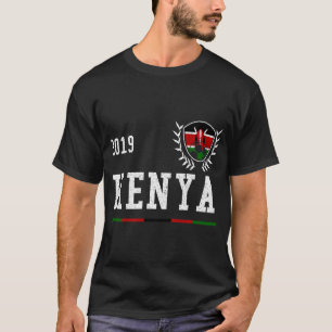 Kenyanska fotbollen Jersey 2019 Kenyan Soccer T Shirt
