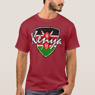 Kenyanskt skydda designen t-shirt