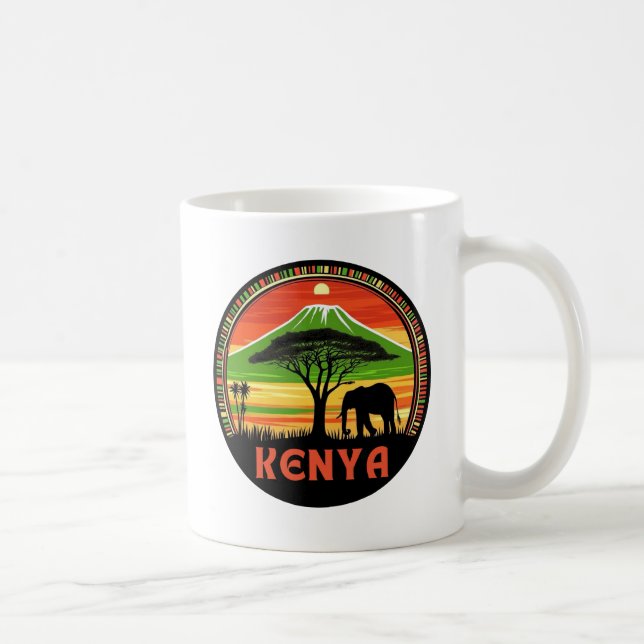 Kenyas Afrika Kaffemugg (Höger)