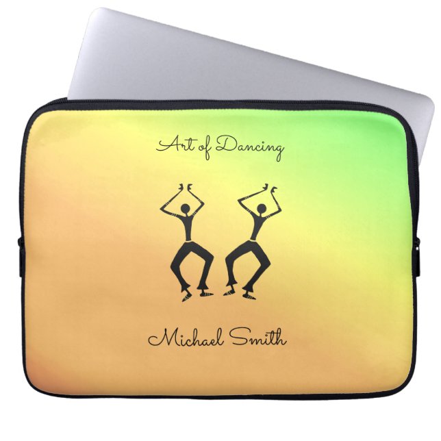 Kenyas, Afrikas konst, Fantastisk-dansare Laptop Fodral (Framsidan)