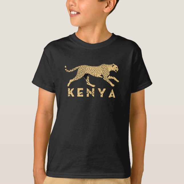 Kenyas Cheetah T Shirt (Framsida)