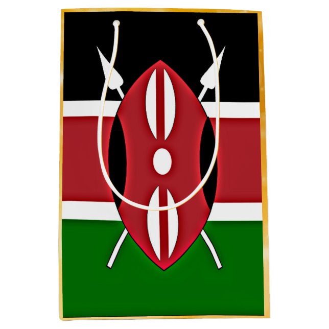 Kenyas Flagga (Framsidan)