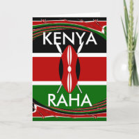 Kenyas Flagga Art - Patriotisk och modern design