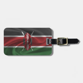 Kenyas flagga bagagebricka