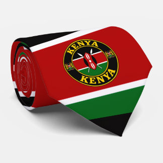 Kenyas flagga halsduk, Stylish kenyansk halsduk Slips