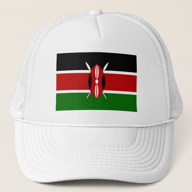 Kenyas flagga keps (Framsida)