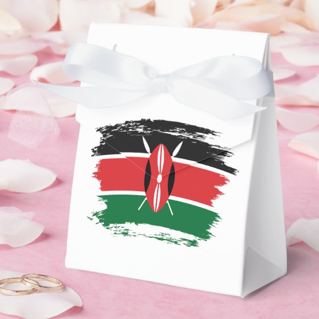 Kenyas flagga presentaskar (Bröllop)