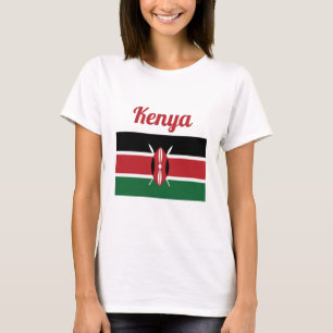 Kenyas flagga t shirt