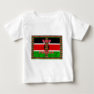 Kenyas Flagga: Tuko Pamoja - Uniity Art Design T-shirt