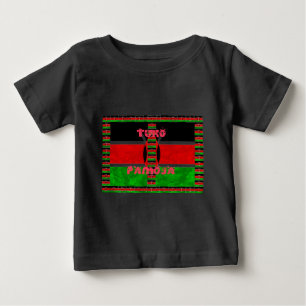 Kenyas Flagga: Tuko Pamoja - Uniity Art Design T-shirt