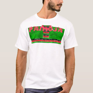 Kenyas Flagga: Tuko Pamoja - Uniity Art Design Tee Shirt