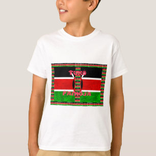 Kenyas Flagga: Tuko Pamoja - Uniity Art Design Tröja