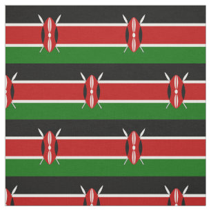 Kenyas flagga tyg